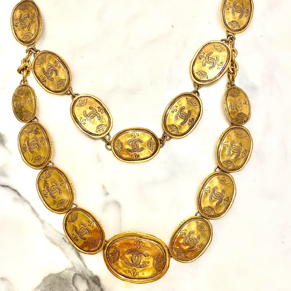 Vintage Chanel Coin Medallion Belt/Necklace